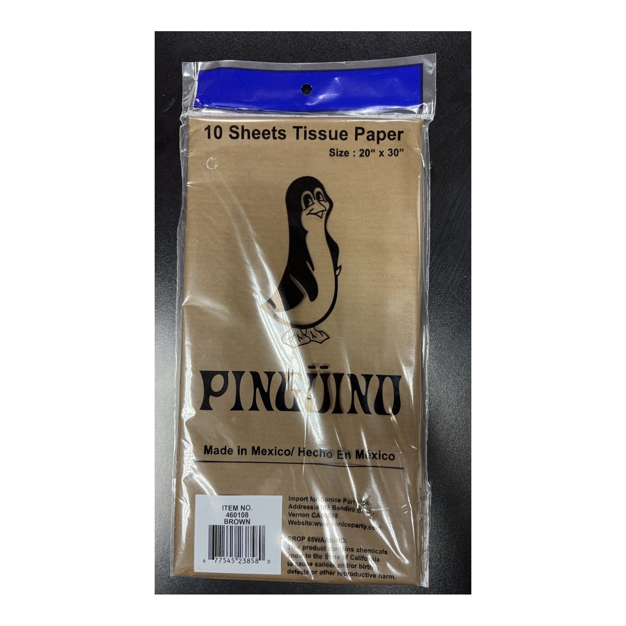 11 ct Tissue Paper, Brown 240Pk/Cs